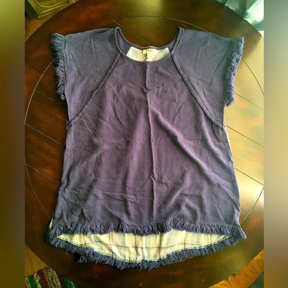 Umgee Linen Cotton Blend Top